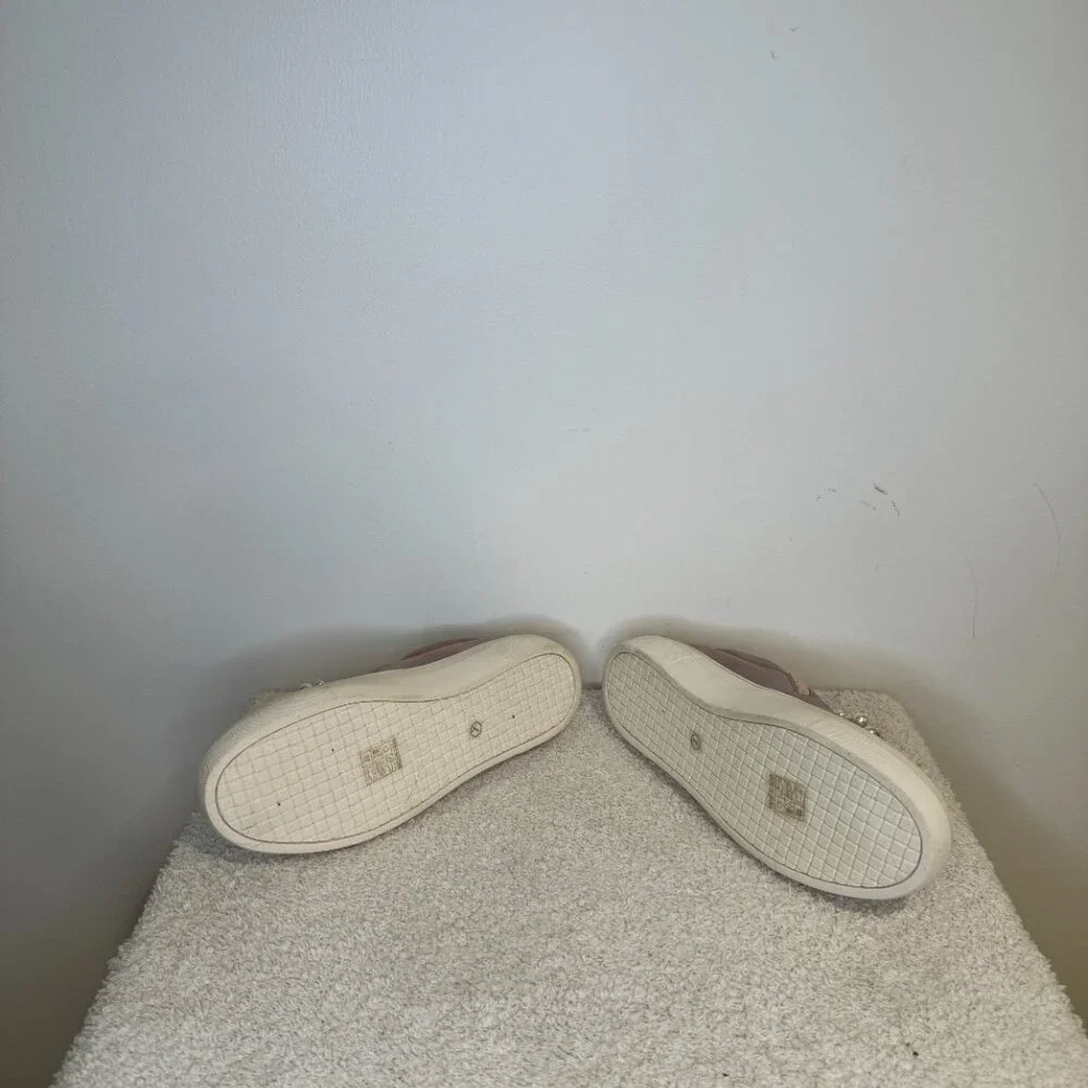 Vintage Havana | Pearl Embellished Slip Ons | Blush - Picture 7 of 7